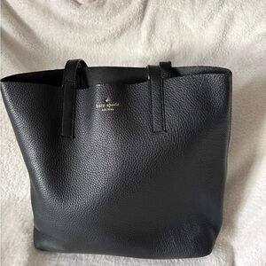 Kate Spade Black Pebbled Tote